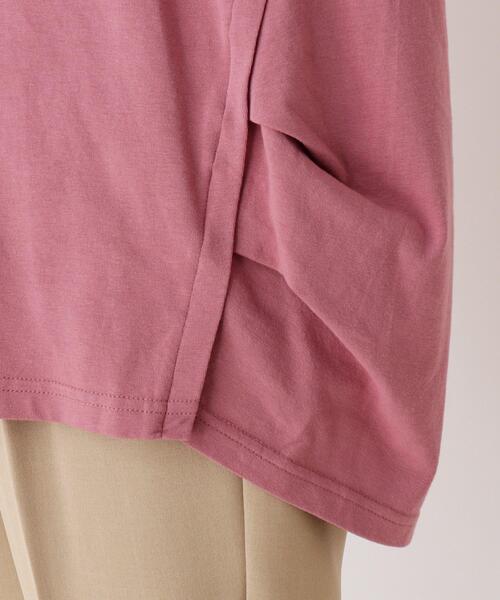 SHOO・LA・RUE（シューラルー）の「◆SUPIMAコットンサイドタックプルオーバー（Tシャツ/カットソー・レディース・ホワイト系/ブラック/ライトグリーン/ピンク系/ベージュ系2/ホワイト系その他3・03/04/02）」の12枚目の写真