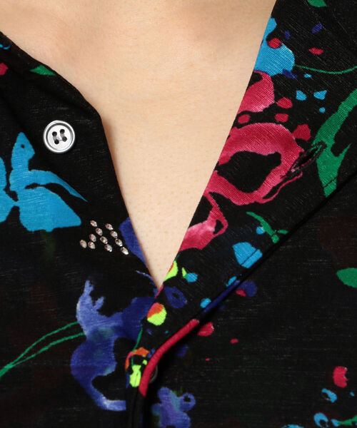 FranCisT_MOR.K.S.（フランシストモークス）の「FranCisT_MOR.K.S./フランシスト モークス/FLOWER SHIRT（シャツ/ブラウス・メンズ・ブラック/ホワイト・2/3/4）」の19枚目の写真