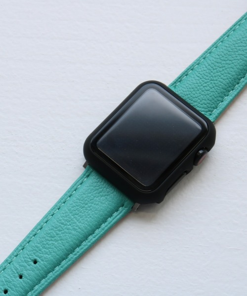 SiNCERE（シンシア）の「Apple Watch Case/アップルウォッチケース　超薄型ガラス付き（Apple Watch Series4/Series5/Series6/SeriesSE対応）（デジタル腕時計・メンズ・ブラック/シルバー/ピンクゴールド/クリア・42/38/40/44）」の2枚目の写真