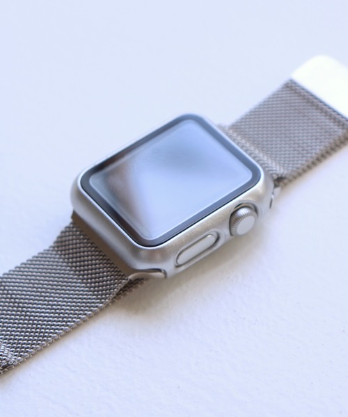 SiNCERE（シンシア）の「Apple Watch Case/アップルウォッチケース　超薄型ガラス付き（Apple Watch Series4/Series5/Series6/SeriesSE対応）（デジタル腕時計・メンズ・ブラック/シルバー/ピンクゴールド/クリア・42/38/40/44）」の6枚目の写真