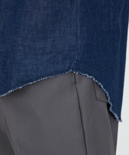 Wrangler（ラングラー）の「Wrangler/ラングラー 127MW ウエスタンデニムシャツ（シャツ/ブラウス・メンズ・ワンウォッシュ/インディゴブルー・SMALL/MEDIUM/LARGE/X-LARGE）」の22枚目の写真