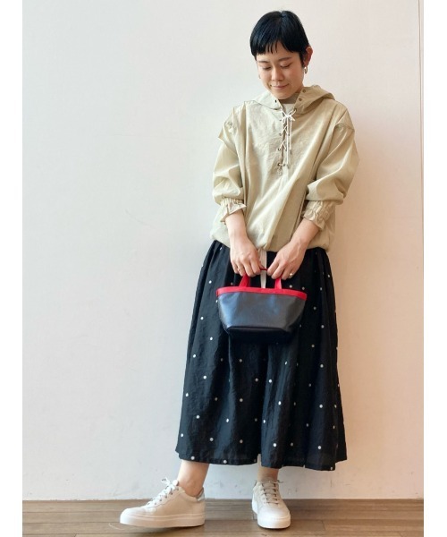 BEARDSLEY（ビアズリー）の「ドットジャガードスカート（スカート・レディース・ブラック・FREE）」の4枚目の写真