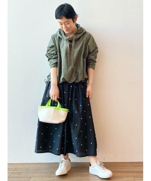 BEARDSLEY（ビアズリー）の「ドットジャガードスカート（スカート・レディース・ブラック・FREE）」の3枚目の写真