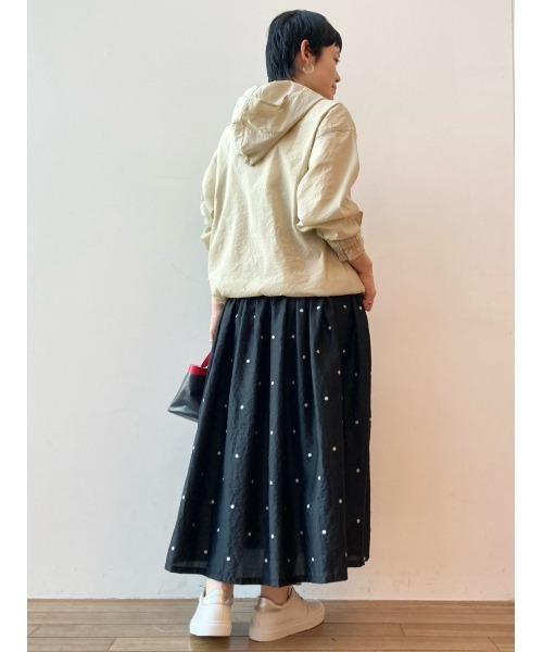 BEARDSLEY（ビアズリー）の「ドットジャガードスカート（スカート・レディース・ブラック・FREE）」の5枚目の写真