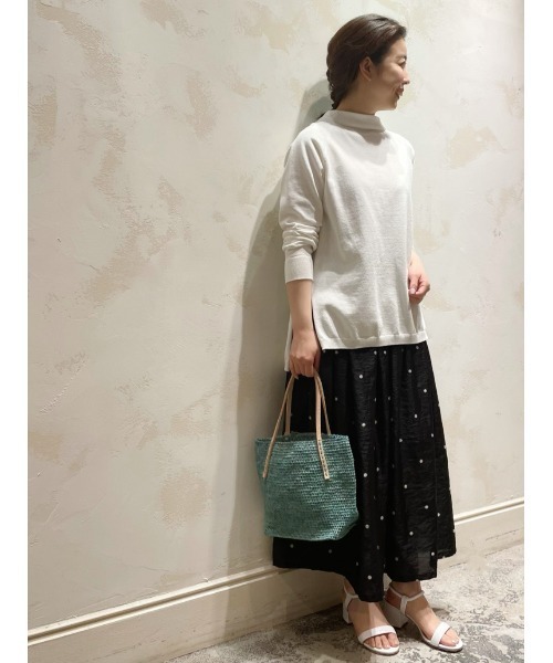 BEARDSLEY（ビアズリー）の「ドットジャガードスカート（スカート・レディース・ブラック・FREE）」の8枚目の写真