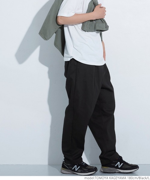 coca（coca）（コカ）の「ストレッチチノバルーンバギーパンツ（その他パンツ・メンズ・ネイビー/ベージュ/ブラック・S/M/L/XL）」の13枚目の写真