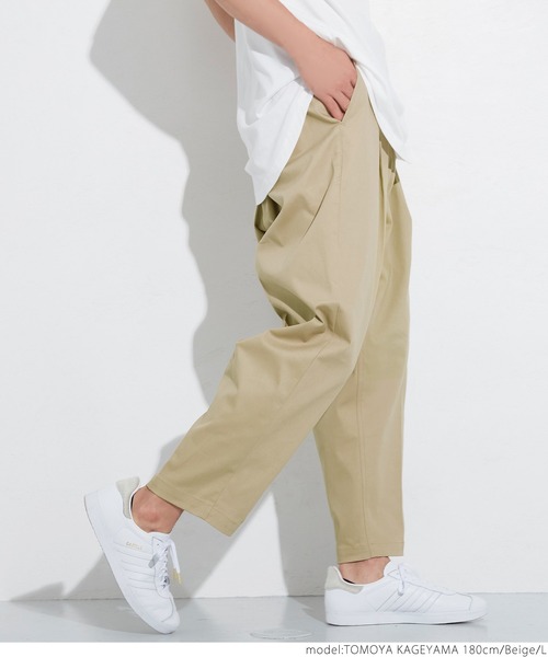 coca（coca）（コカ）の「ストレッチチノバルーンバギーパンツ（その他パンツ・メンズ・ネイビー/ベージュ/ブラック・S/M/L/XL）」の18枚目の写真