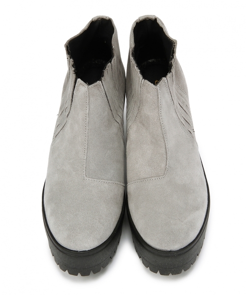 Another Edition（アナザーエディション）の「厚底ウエッジショートブーツ110/ AE アツゾコWDG SBT110◆（ブーツ・レディース・ブラック/グレー・38/36/37）」の7枚目の写真