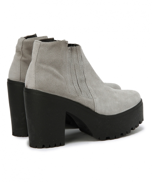 Another Edition（アナザーエディション）の「厚底ウエッジショートブーツ110/ AE アツゾコWDG SBT110◆（ブーツ・レディース・ブラック/グレー・38/36/37）」の10枚目の写真