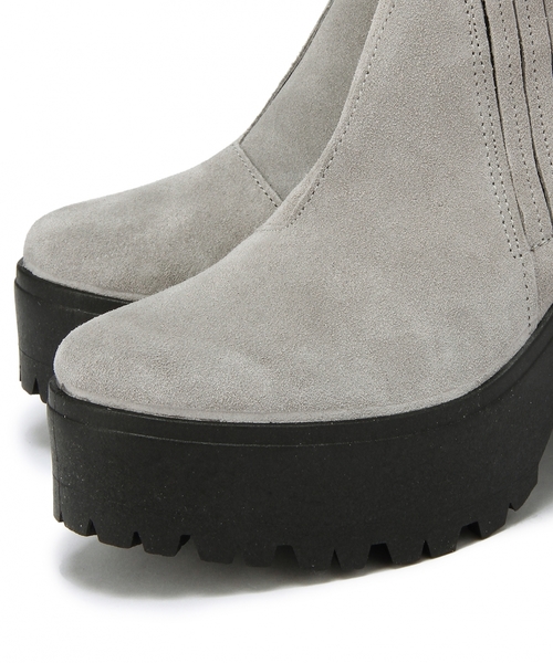 Another Edition（アナザーエディション）の「厚底ウエッジショートブーツ110/ AE アツゾコWDG SBT110◆（ブーツ・レディース・ブラック/グレー・38/36/37）」の11枚目の写真