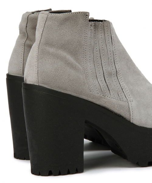 Another Edition（アナザーエディション）の「厚底ウエッジショートブーツ110/ AE アツゾコWDG SBT110◆（ブーツ・レディース・ブラック/グレー・38/36/37）」の12枚目の写真