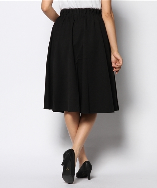 Kastane（カスタネ）の「【Kastane】ミモレ丈Wタックスカート（スカート・レディース・ボルドー/グレー/ブラック・FREE）」の5枚目の写真
