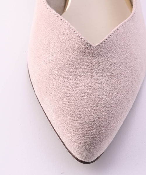 神戸シューズ（コウベシューズ）の「SAN-REMO 1.5㎝ヒールVカットパンプス（パンプス・レディース・ブラック/ベージュ/グレイッシュベージュ/パイソン・22/22.5/23/23.5/24/24.5）」の18枚目の写真