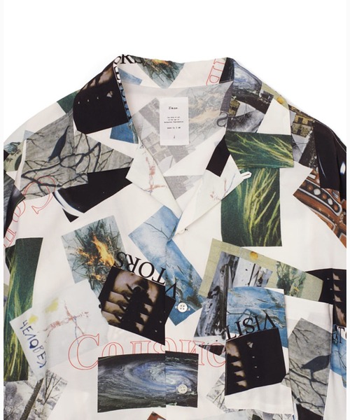 Name.（ネーム）の「【Name.】MULTIPRINTED OPEN COLLAR HS SH（シャツ/ブラウス・メンズ・ホワイト・1/2/0）」の4枚目の写真