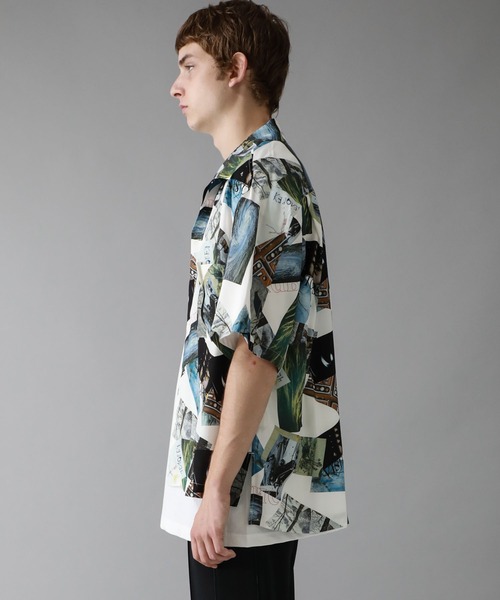 Name.（ネーム）の「【Name.】MULTIPRINTED OPEN COLLAR HS SH（シャツ/ブラウス・メンズ・ホワイト・1/2/0）」の9枚目の写真