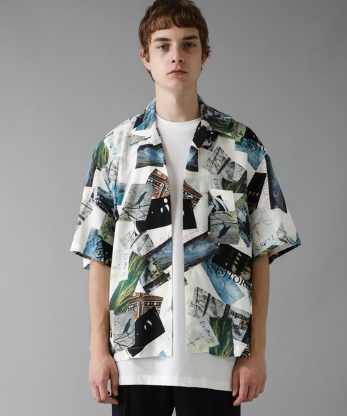 Name.（ネーム）の「【Name.】MULTIPRINTED OPEN COLLAR HS SH（シャツ/ブラウス・メンズ・ホワイト・1/2/0）」の8枚目の写真