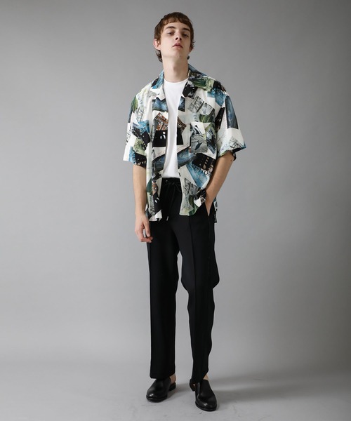Name.（ネーム）の「【Name.】MULTIPRINTED OPEN COLLAR HS SH（シャツ/ブラウス・メンズ・ホワイト・1/2/0）」の7枚目の写真
