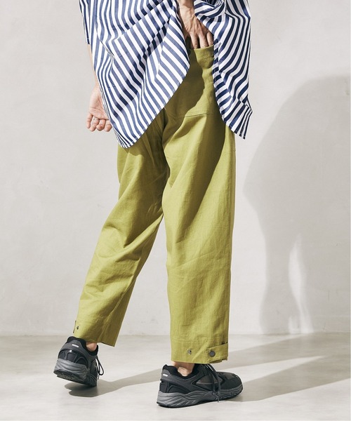 JOURNAL STANDARD relume(ジャーナルスタンダード レリューム)の「【HOUSE HOLD/ハウスホールド】FLANDERS LINEN/リネン サルエル ベイカーパンツ(その他パンツ・メンズ・ライトブルー/オリーブ/アイボリー/ブラックミックス・1/2/4/3)」の18枚目の写真