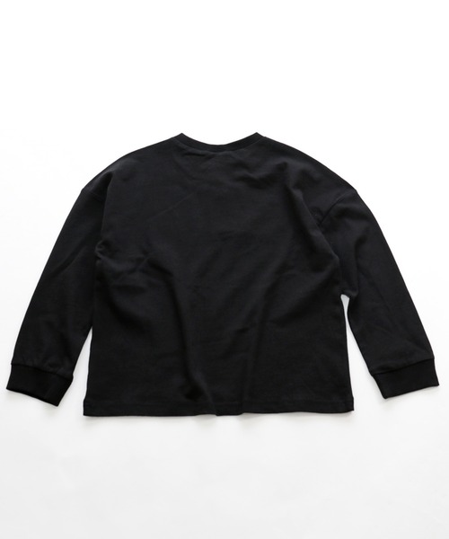 JAM & LINK（ジャムアンドリンク）の「コットン100％ ロゴプリントTシャツ（Tシャツ/カットソー・キッズ・チャコールグレー/カーキ/ホワイト系その他/ライトグリーン/ブラック/ベージュ/マスタード/ネイビー・100cm/110cm/130cm/150cm/140cm/120cm）」の21枚目の写真