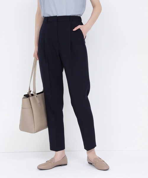 NATURAL BEAUTY BASIC（ナチュラルビューティーベーシック）の「ジプシーツイルSET UP パンツ（その他パンツ・レディース・ベージュ/ネイビー/ブラウン・SMALL/MEDIUM/X-SMALL）」の3枚目の写真