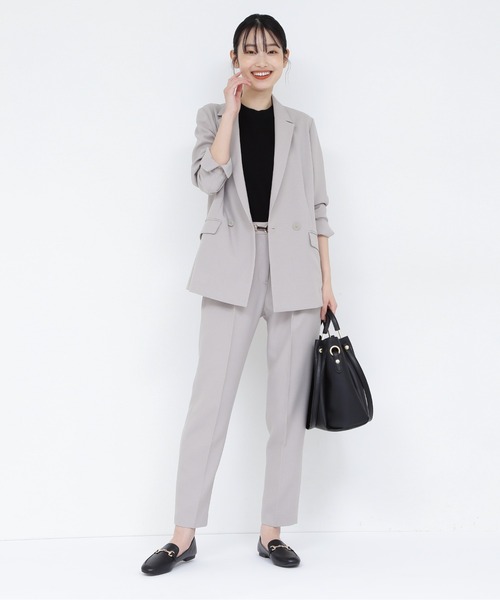 NATURAL BEAUTY BASIC（ナチュラルビューティーベーシック）の「ジプシーツイルSET UP パンツ（その他パンツ・レディース・ベージュ/ネイビー/ブラウン・SMALL/MEDIUM/X-SMALL）」の16枚目の写真