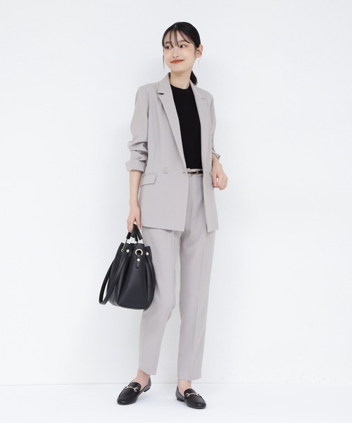 NATURAL BEAUTY BASIC（ナチュラルビューティーベーシック）の「ジプシーツイルSET UP パンツ（その他パンツ・レディース・ベージュ/ネイビー/ブラウン・SMALL/MEDIUM/X-SMALL）」の17枚目の写真