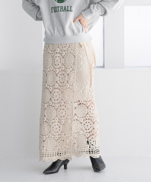 A-073 極美品！ローリーズファーム 3wayベルト付き ロングラップスカート A-073 極美品！ローリーズファーム 3wayベルト付き ロングラップ