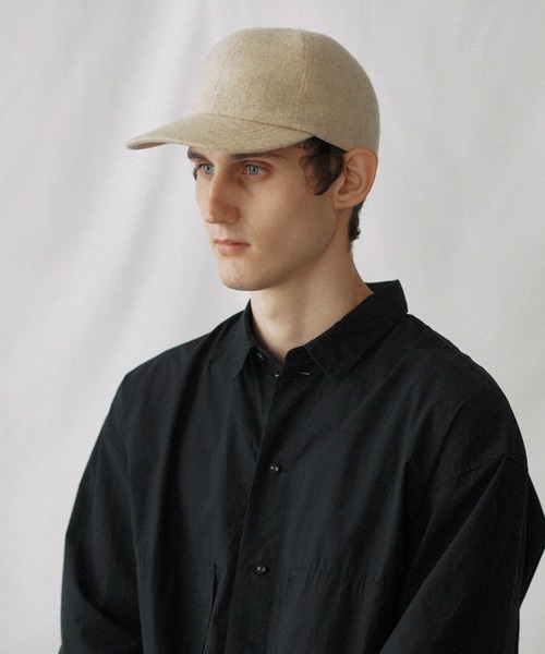 Nine Tailor(ナインテイラー)の「Nine Tailor Shaggy Solid Cap (N-812)(キャップ・メンズ・ブラック/ブラウン/モカ・FREE)」の3枚目の写真
