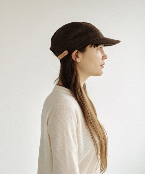 Nine Tailor(ナインテイラー)の「Nine Tailor Shaggy Solid Cap (N-812)(キャップ・メンズ・ブラック/ブラウン/モカ・FREE)」の11枚目の写真