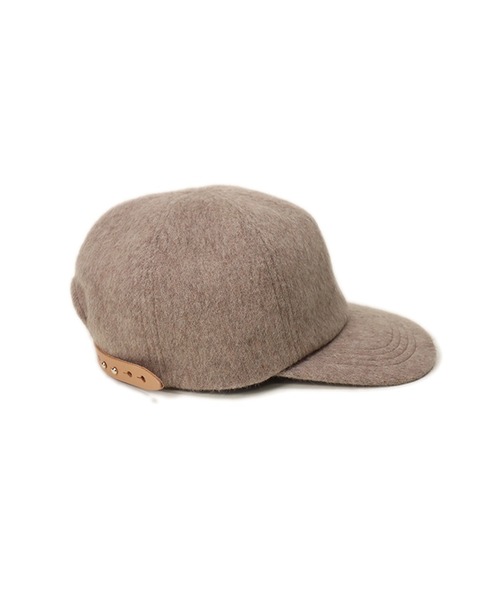Nine Tailor(ナインテイラー)の「Nine Tailor Shaggy Solid Cap (N-812)(キャップ・メンズ・ブラック/ブラウン/モカ・FREE)」の4枚目の写真