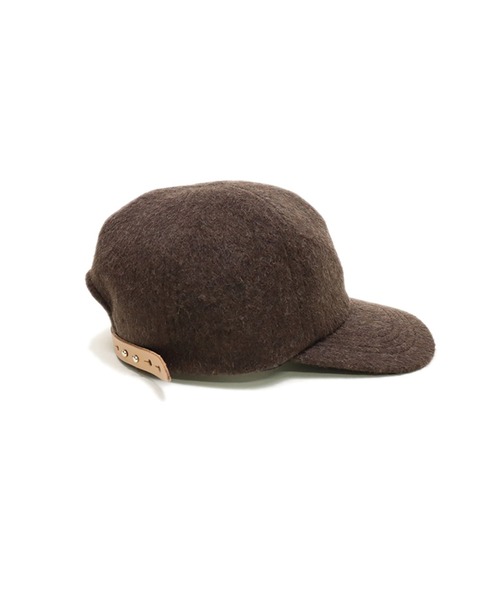 Nine Tailor(ナインテイラー)の「Nine Tailor Shaggy Solid Cap (N-812)(キャップ・メンズ・ブラック/ブラウン/モカ・FREE)」の5枚目の写真