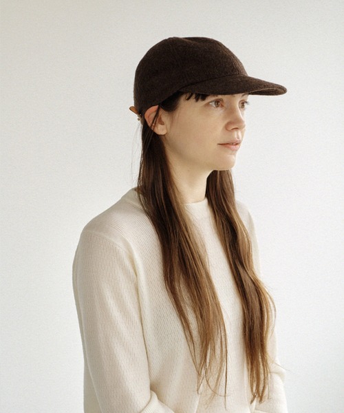 Nine Tailor(ナインテイラー)の「Nine Tailor Shaggy Solid Cap (N-812)(キャップ・メンズ・ブラック/ブラウン/モカ・FREE)」の8枚目の写真