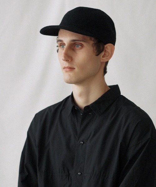Nine Tailor(ナインテイラー)の「Nine Tailor Shaggy Solid Cap (N-812)(キャップ・メンズ・ブラック/ブラウン/モカ・FREE)」の6枚目の写真