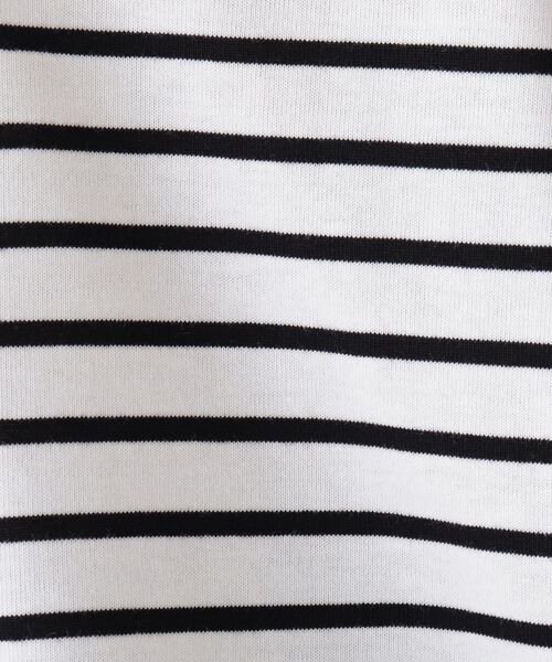 DRESKIP(ドレスキップ)の「◆袖切替ボートネックボーダーTシャツ(Tシャツ/カットソー・レディース・グレー系その他/ブラック系2/ベージュ系その他2/グリーン系3・02/04/03)」の11枚目の写真