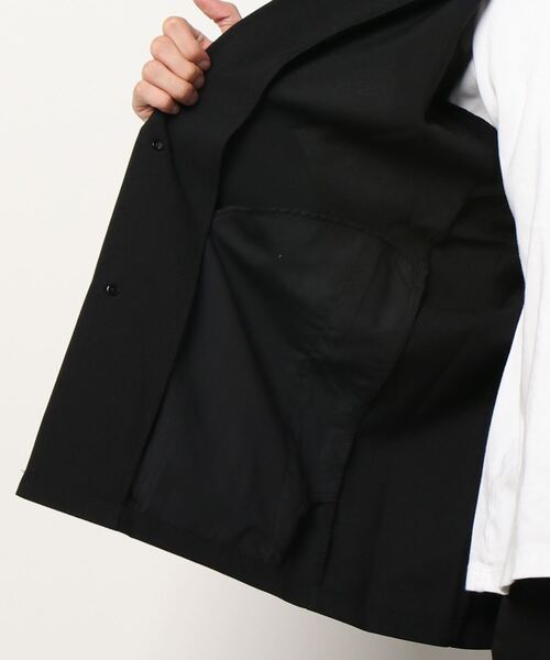 JUGLANS(ユグランス)の「【RINGS】ポリトロテーラージャケット(テーラードジャケット・メンズ・ブラック/ブルー/ライトベージュ・M/L/XL)」の6枚目の写真