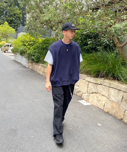 WHO'S WHO gallery（フーズフーギャラリー）の「【KOOKY'N/クーキー】ワッフルベスト（ベスト・メンズ・ブラック/ネイビー/杢グレー・FREE）」の11枚目の写真