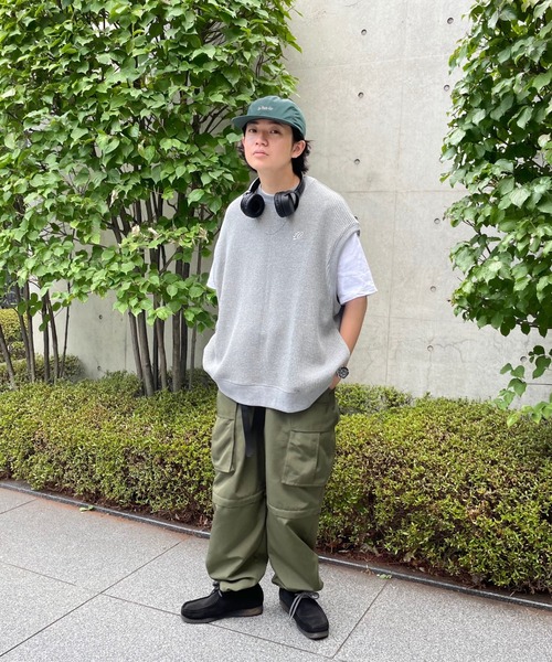 WHO'S WHO gallery（フーズフーギャラリー）の「【KOOKY'N/クーキー】ワッフルベスト（ベスト・メンズ・ブラック/ネイビー/杢グレー・FREE）」の14枚目の写真