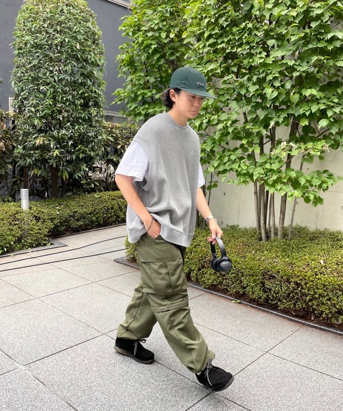 WHO'S WHO gallery（フーズフーギャラリー）の「【KOOKY'N/クーキー】ワッフルベスト（ベスト・メンズ・ブラック/ネイビー/杢グレー・FREE）」の18枚目の写真