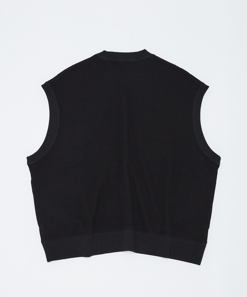 WHO'S WHO gallery（フーズフーギャラリー）の「【KOOKY'N/クーキー】ワッフルベスト（ベスト・メンズ・ブラック/ネイビー/杢グレー・FREE）」の12枚目の写真