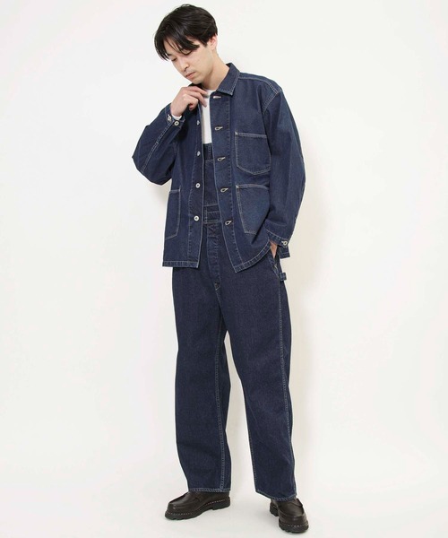 Johnbull（ジョンブル）の「デニムオーバーオール(ID118)（サロペット