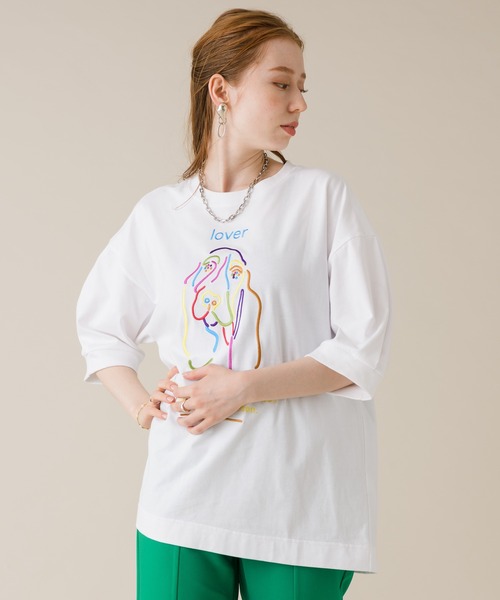 1％（イチ パーセント）の「1% LOVERSDOG Tシャツ（Tシャツ/カットソー・レディース・ブラック/ホワイト・FREE）」の12枚目の写真