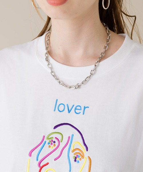 1％（イチ パーセント）の「1% LOVERSDOG Tシャツ（Tシャツ/カットソー・レディース・ブラック/ホワイト・FREE）」の6枚目の写真