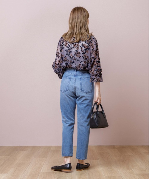 flower（フラワー）の「ステンドグラスブラウス（シャツ/ブラウス・レディース・ベージュ/ネイビー・FREE）」の13枚目の写真