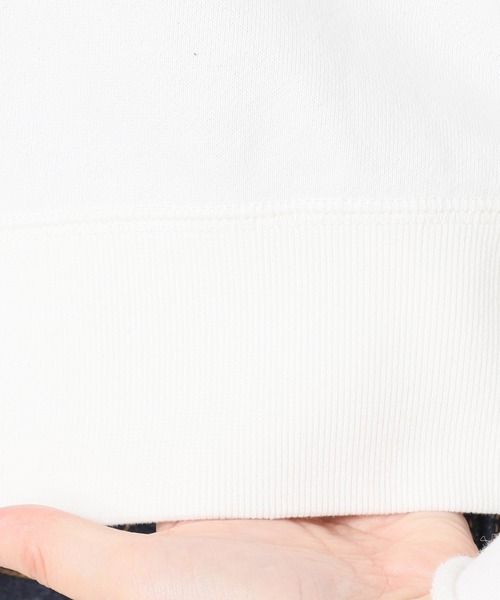 SLOBE IENA（スローブイエナ）の「カレッジロゴフレアスリーブ裏毛プルオーバー【手洗い可能】◆（スウェット・レディース・ホワイト/グレー/グレー系その他・FREE）」の4枚目の写真