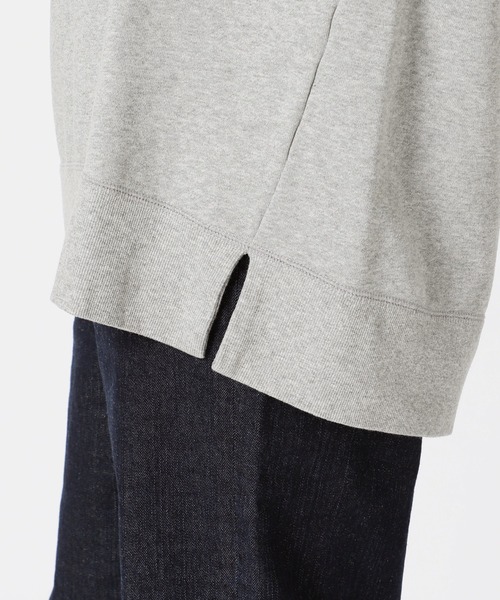 SLOBE IENA（スローブイエナ）の「カレッジロゴフレアスリーブ裏毛プルオーバー【手洗い可能】◆（スウェット・レディース・ホワイト/グレー/グレー系その他・FREE）」の17枚目の写真