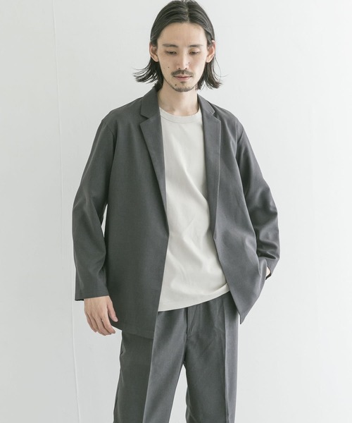 URBAN RESEARCH（アーバンリサーチ）の「トロワッシャージャコット（その他アウター・メンズ・ベージュ系その他/チャコールグレー・MEDIUM/LARGE）」の2枚目の写真