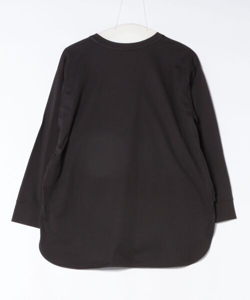 EUCLAID(エウクレイド)の「シャツテールロングスリーブTシャツ(Tシャツ/カットソー・レディース・チャコールグレー/グレー/オフホワイト・FREE)」の19枚目の写真