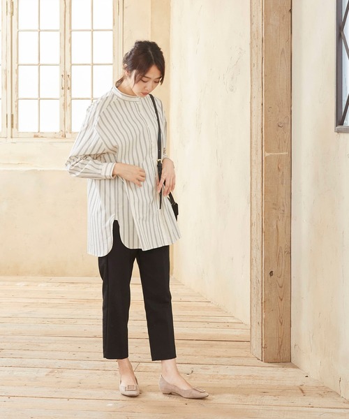 menue(メヌエ)の「アニマルバックル×スクエアトゥパンプス(パンプス・レディース・グレイッシュベージュ/ベージュ/ブラック/アイボリー・23.0cm/23.5cm/24.0cm/24.5cm/25.0cm/21.5cm/22.0cm/22.5cm/25.5cm)」の20枚目の写真