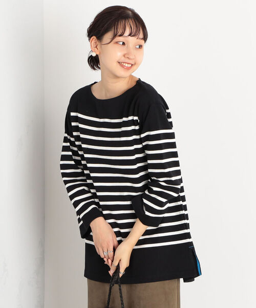 fredy repit（フレディレピ）の「パネルボーダー 天竺プルオーバーカットソー（Tシャツ/カットソー・レディース・ホワイト系その他4/ベージュ系その他3/ブラック系その他3・38）」の13枚目の写真