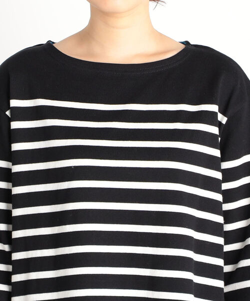 fredy repit（フレディレピ）の「パネルボーダー 天竺プルオーバーカットソー（Tシャツ/カットソー・レディース・ホワイト系その他4/ベージュ系その他3/ブラック系その他3・38）」の18枚目の写真